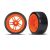 Drift Tires Mtd Orange Wheels Rear pr
