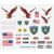 Pinewood Derby Peel & Stick Decals J
