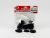Plastic 1/2-Whls Black 1.5in 8