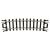 N Code 80 9.75in. Radius Half Curve