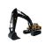 Hydraulic 1/14 Metal Excavator w/ Lights & Sound