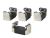 HO/On30 E-Z Riders 4pk