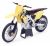 Suzuki Dirtbike Yellow 1/12