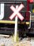 Current Crossing Rail Road Sign