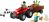 Red Farm Tractor with Trailer