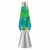 27in Lava Lamp Silver Green & Blue