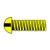 Round Head Brass Screw 00-90 X 1/4in