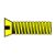 Flat Head Brass Screws 0-80 X 1/2in