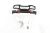 Alu Front Bumper w/ Shackles for TRX-4M Bronco Black