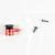 Alu 25T Servo Arm w/Spring Red