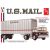 Ford C600 US Mail Truck & Trailer 1/25