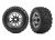 Sledgehammer Belted tires mounted chrome rims