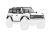 Complete Assembled Ford Bronco Body for TRX-4m White