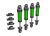 Alu GTM Shocks Green No Springs 4pk