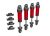 Alu GTM Shocks Red No Springs 4pk