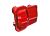 Alu Axle Cover Red 2pk