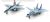 Jet Fighter Plane Diecast Wind Up 5