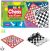 2 in 1 Chess & Snakes & Ladders Game