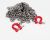 Metal Drag Chain w/ Shackles Red