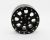 Aluminum 1.9 8-Spoke Beadlock Wheels Black 2pr
