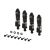 Alu Shock Set 58mm Black 2000CST Oil 4pk