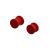 Alu Chassis Brace Spacers Red