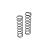 Shock Springs 72mm 0.97N/mm pr
