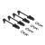 Body Clip Retainers Black 4pk