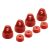 Shock Cap Set Red 4pk