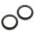 Alu Shock Collar 2pk Black