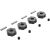 Metal Wheel Hexes 12mm 4pk