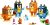 Lego Bluey Brick-Built Bluey Family