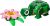 Lego Creator Turtle with a Water Lily Flower