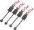 Body Clip Retainers 1/8 Red 4pk
