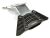 Rear Skidplate Silver for E-Maxx