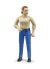 BWorld Woman Brown Hair Blue Jeans