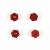 Alu 12mm Hex Adapters Red 4pk