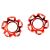 Clip-Lock Wheel Face Red Chrome pr