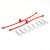 Body Klip Retainers Red