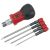 1/4in. Drive Hex Wrench Set w/Handle Metric