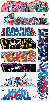 Graffiti Decals Mega set no 13