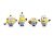 Minions 2.5in Metalfigs 4pk
