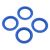 Tribute Wheel Glue-On Beadlock Rings Blue 4pk