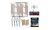 Value Pack Wooden Pole Street Lights HO