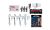 US Flag - Wall Mount Value Pack