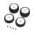 Tires for Micro-B mtd White Wheels 4pk