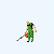 Man with Leaf Blower