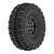 Trencher 1.0 Tires Mtd Impulse Black Wheels for SCX24 Set of 4