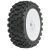 Badlands MX 1/8 Buggy Tires Mtd White pr