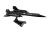 Postage Stamp SR-71 USAF Blackbird 1/200
